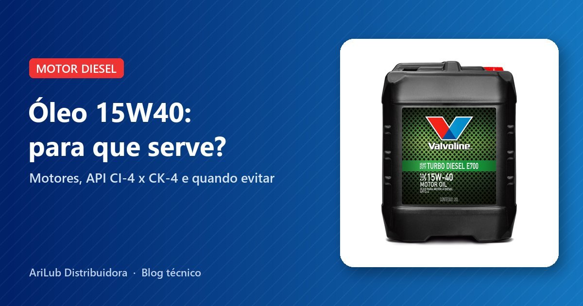 Balde de óleo Valvoline Turbo Diesel E700 15W40 API CI-4 para motor diesel
