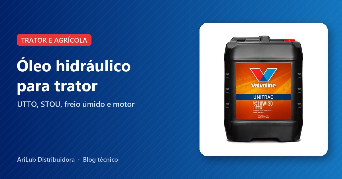 Balde de fluido universal Valvoline Unitrac 10W30 para trator e máquinas agrícolas